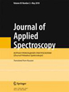 Journal of Applied Spectroscopy雜志封面